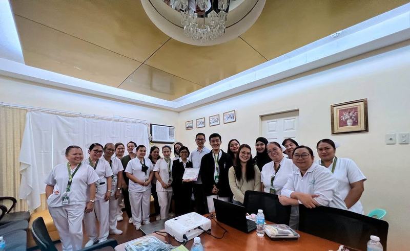 ZDH nurses and staff at a ward-safety lecture during National Hospital Week.